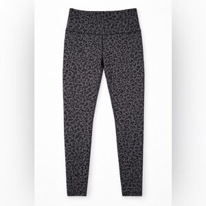 NWOT Athleta Gray Leopard Print High-Waist Leggings